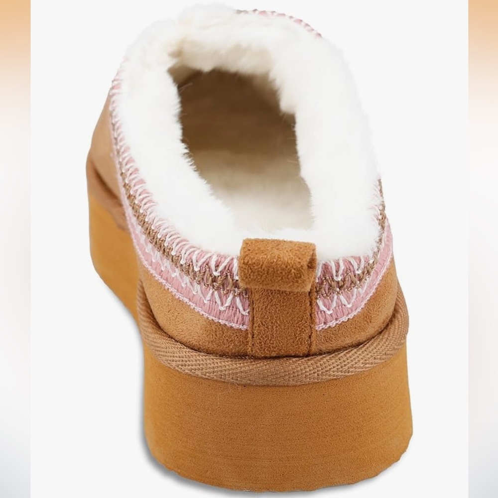 Jessica Simpson Women's Tan Suede Slip-On Shoes - Picture 5 of 8